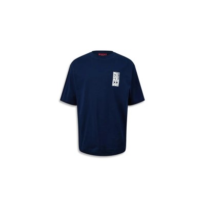 GUCCI LETTER PRINT CREW NECK T-SHIRT