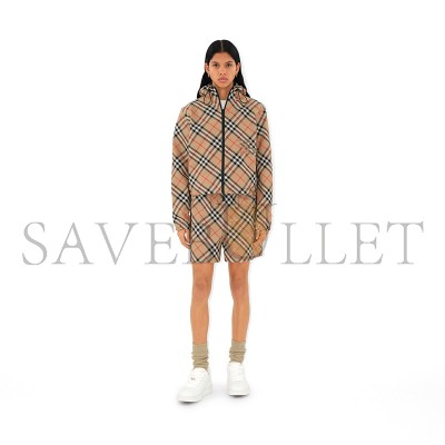 BURBERRY WENDBARE CROPPED-JACKE IN CHECK 80872291 BURBERRY WENDBARE CROPPED-JACKE IN CHECK 80872291