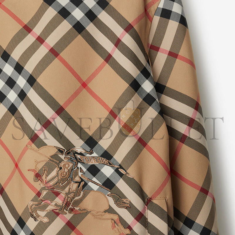 BURBERRY WENDBARE CROPPED-JACKE IN CHECK 80872291 BURBERRY WENDBARE CROPPED-JACKE IN CHECK 80872291