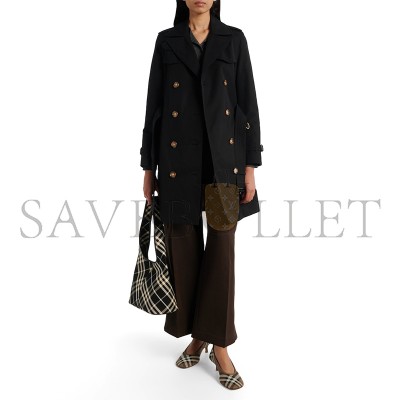 BURBERRY WATERLOO COTTON GABARDINE TRENCH COAT BURBERRY WATERLOO COTTON GABARDINE TRENCH COAT