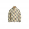 BURBERRY BEIGE CHECK PUFFER REVERSIBLE DOWN JACKET 