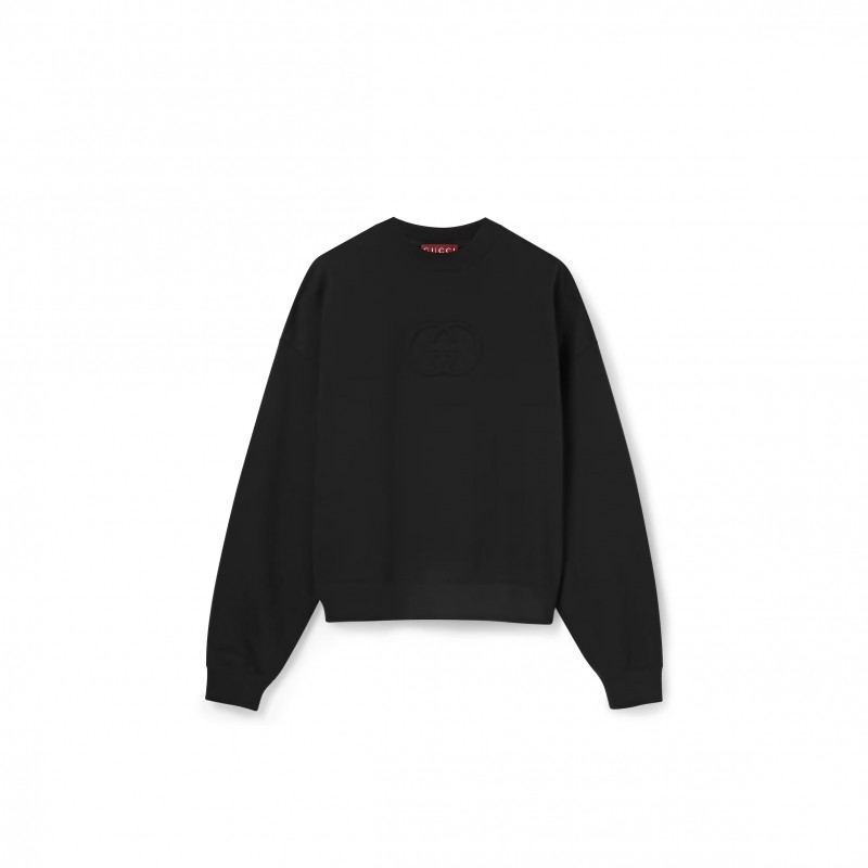 GUCCI BRUSHED COTTON JERSEY SWEATSHIRT 838450 GUCCI BRUSHED COTTON JERSEY SWEATSHIRT 838450