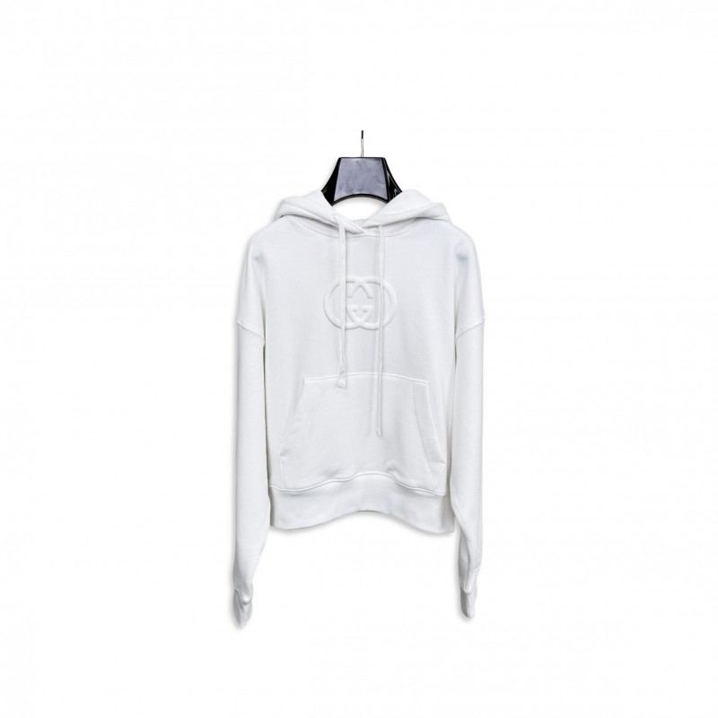 GUCCI HOODED FLEECE SWEATSHIRT