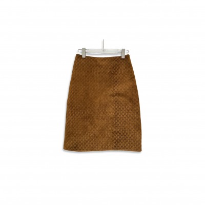 GUCCI SUEDE BODYCON SKIRT GUCCI SUEDE BODYCON SKIRT