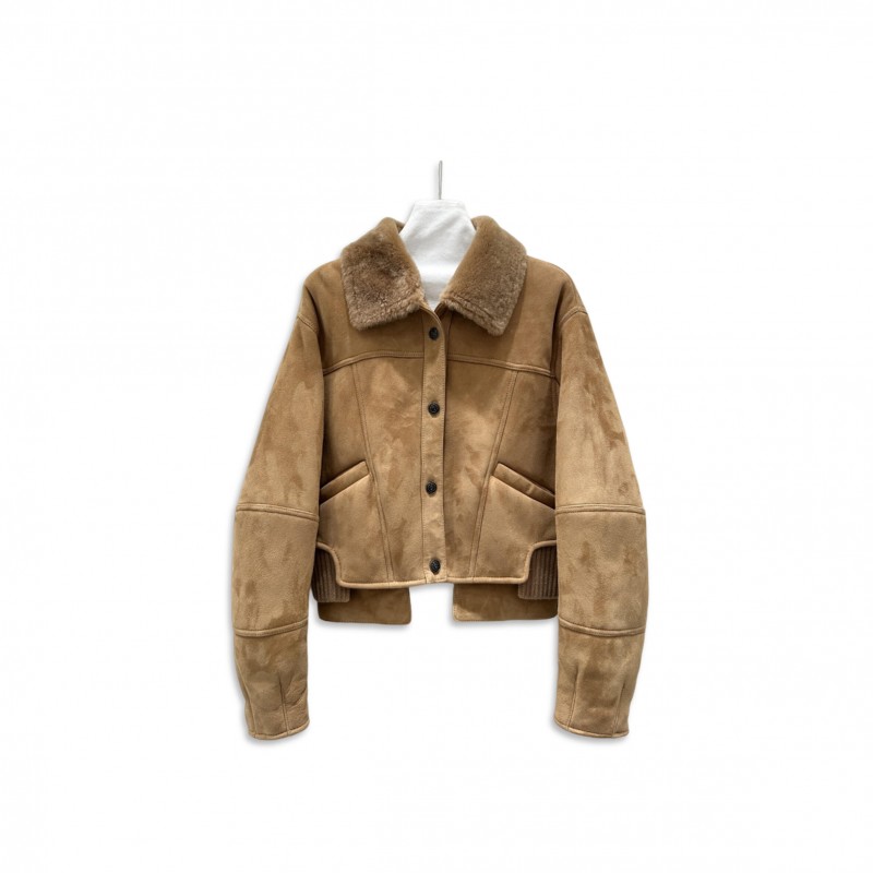 GUCCI SUEDE SHORT JACKET