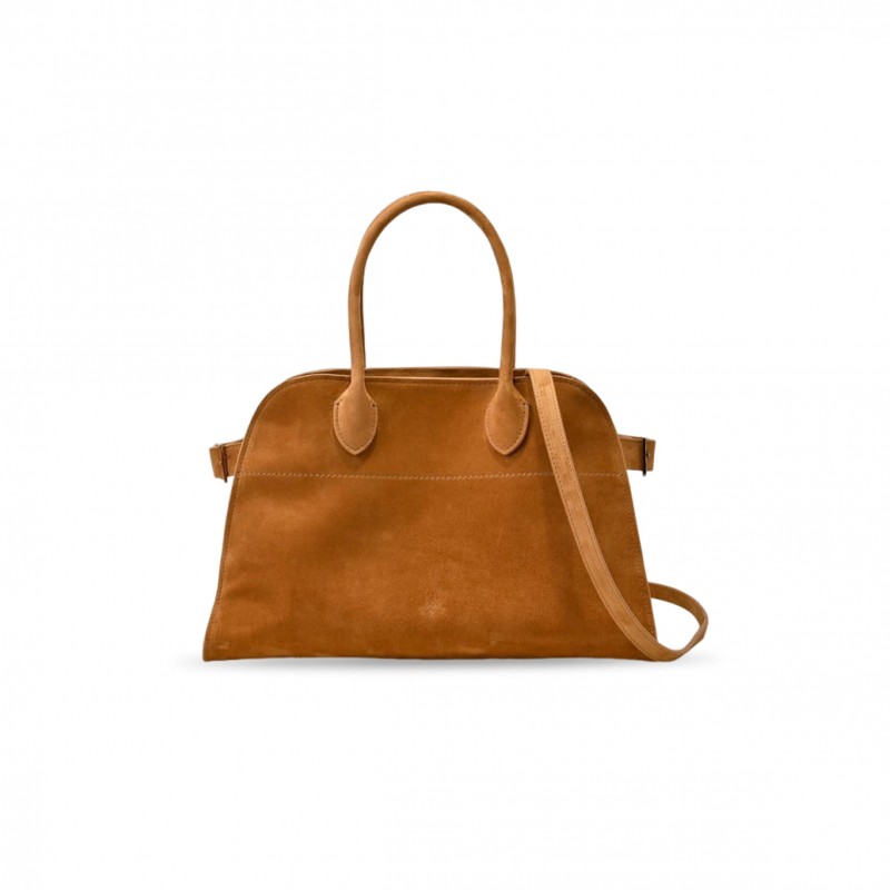 THE ROW MARGAUX 15 LEATHER HANDBAG (38.5*28*22cm)