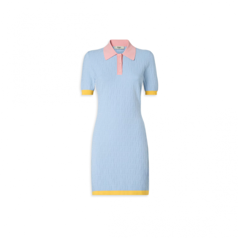 FENDI DRESS LIGHT BLUE FF FZDE35AW4SF1W0K