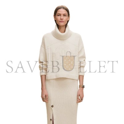 HERMES H LIFT LONG-SLEEVE SWEATER H5H2622D1A340 HERMES H LIFT LONG-SLEEVE SWEATER H5H2622D1A340