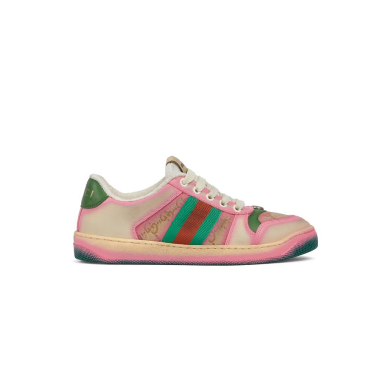 GUCCI WOMEN'S SERIGRAPHY SCREENER TRAINER 848220 GUCCI WOMEN'S SERIGRAPHY SCREENER TRAINER 848220