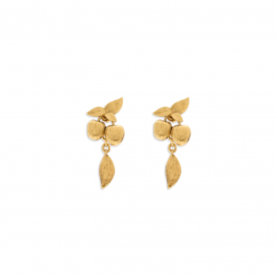 YSL CHERRY EARRINGS IN METAL 862273Y15008060