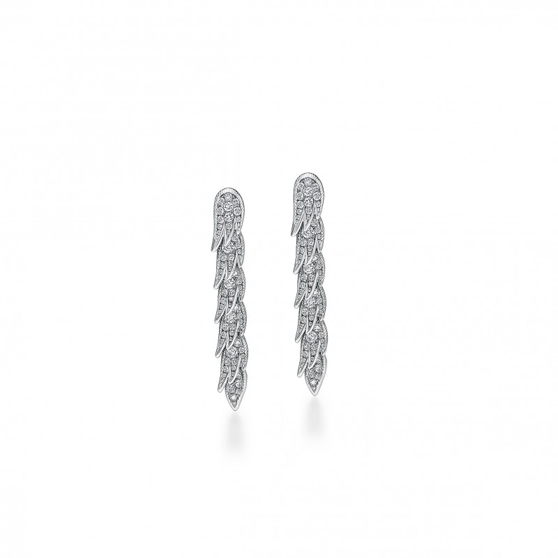 TIFFANY WINGS DROP EARRINGS IN PLATINUM WITH DIAMONDS 75366388 TIFFANY WINGS DROP EARRINGS IN PLATINUM WITH DIAMONDS 75366388