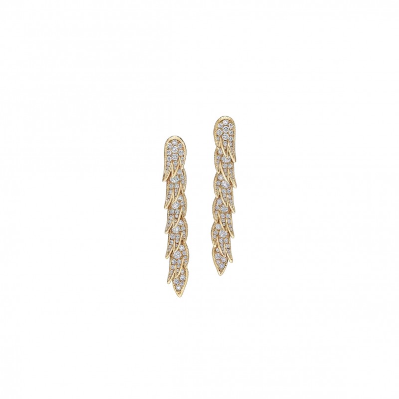 TIFFANY WINGS DROP EARRINGS IN PLATINUM WITH DIAMONDS 75366388  02