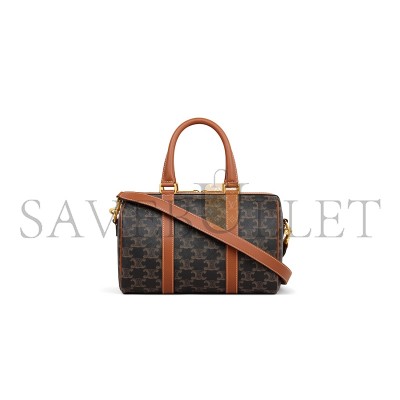 CELINE MEDIUM BOSTON IN TRIOMPHE CANVAS AND CALFSKIN 121322CAS.04LU (25*19*13cm) CELINE MEDIUM BOSTON IN TRIOMPHE CANVAS AND CALFSKIN 121322CAS.04LU (25*19*13cm)