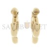CHANEL CLASSIC CC DANGLE HOOP EARRINGS METAL LARGE 