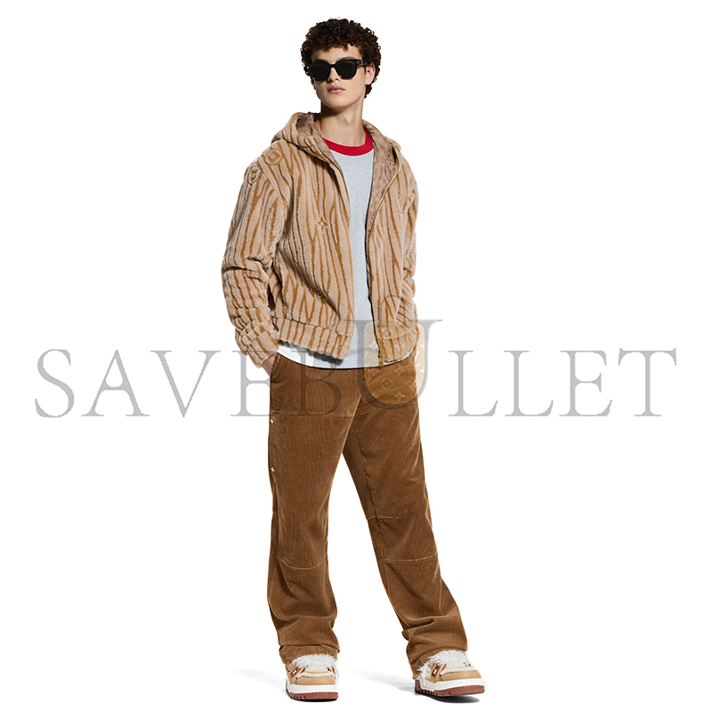 LOUIS VUITTON EPI FLEECE HOODED BLOUSON 1AJCDZ