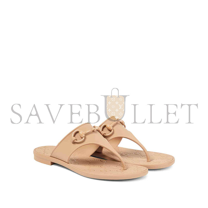GUCCI HORSEBIT THONG SANDALS 780306 