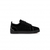 CHRISTIAN LOUBOUTIN LOUIS JUNIOR SUEDE SNEAKERS 1240127BK1D