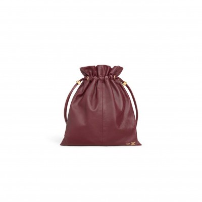 CELINE SMALL CRYSTAL POUCH IN LAMBSKIN 123662J79.28PO (32*29*0.5cm)