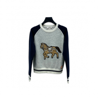 HERMES RAGLAN SWEATER HERMES RAGLAN SWEATER