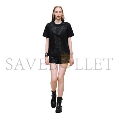 HERMES T-SHIRT WITH MAXI PRINT H6E4620DC0234 HERMES T-SHIRT WITH MAXI PRINT H6E4620DC0234