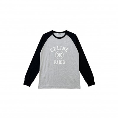 CELINE LOOSE T-SHIRT IN COTTON JERSEY RX09Y0I07.38OW CELINE LOOSE T-SHIRT IN COTTON JERSEY RX09Y0I07.38OW