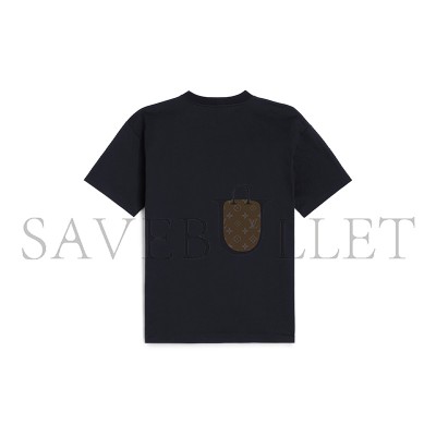 CELINE TRIOMPHE LOOSE T-SHIRT IN COTTON JERSEY 2X04I671Q.38AW CELINE TRIOMPHE LOOSE T-SHIRT IN COTTON JERSEY 2X04I671Q.38AW