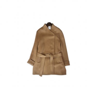 HERMES STAND-UP COLLAR CASHMERE COAT HERMES STAND-UP COLLAR CASHMERE COAT