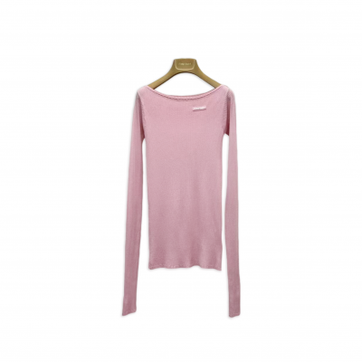 MIU MIU TIGHT-FITTING LONG-SLEEVED TOP MIU MIU TIGHT-FITTING LONG-SLEEVED TOP