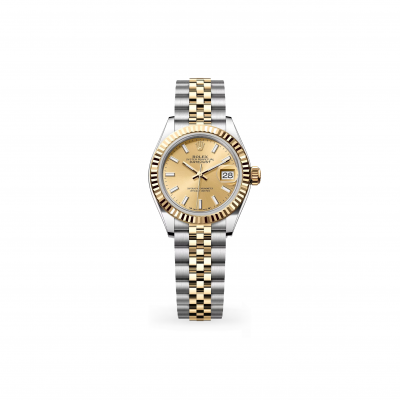 ROLEX LADY-DATEJUST OYSTER, 28 MM, OYSTERSTEEL AND YELLOW GOLD M279173-0001