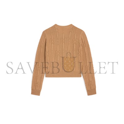 CELINE CREWNECK SWEATER IN CHAINS CASHMERE RY0MF0Y51.03CM