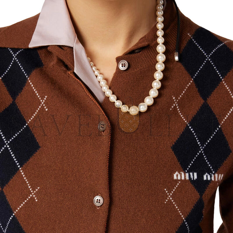 MIU MIU CASHMERE KNIT CARDIGAN MMF896 MIU MIU CASHMERE KNIT CARDIGAN MMF896