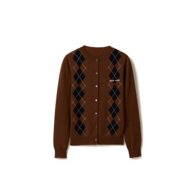 MIU MIU CASHMERE KNIT CARDIGAN MMF896