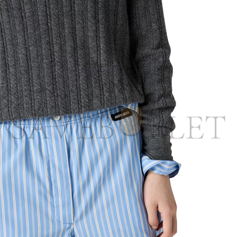 MIU MIU CASHMERE POLO SWEATER MMLB51 MIU MIU CASHMERE POLO SWEATER MMLB51