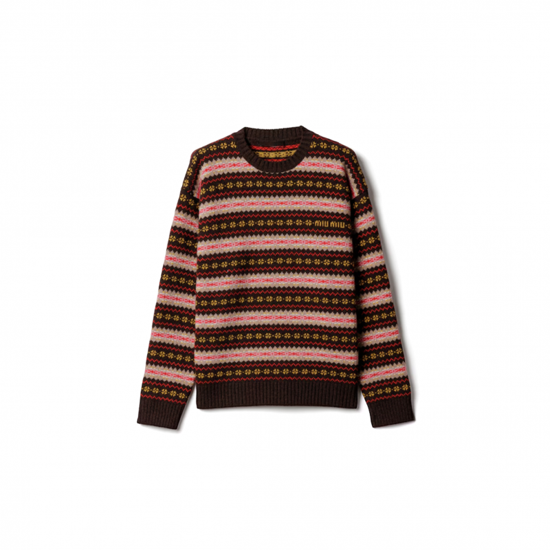 MIU MIU WOOL CREW-NECK SWEATER MML01R MIU MIU WOOL CREW-NECK SWEATER MML01R