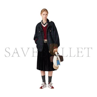 MIU MIU PLAID BLOUSON JACKET ML943