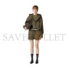 MIU MIU GARMENT-DYED HOODIE JACKET MJLA45 MIU MIU GARMENT-DYED HOODIE JACKET MJLA45