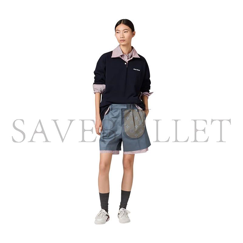 MIU MIU COTTON PIQUÉ POLO SHIRT MJLA36 MIU MIU COTTON PIQUÉ POLO SHIRT MJLA36