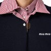 MIU MIU COTTON PIQUÉ POLO SHIRT MJLA36 MIU MIU COTTON PIQUÉ POLO SHIRT MJLA36