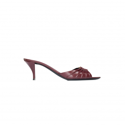 YSL BABYLONE MULES IN SMOOTH LEATHER 861121
