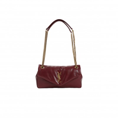 YSL CALYPSO SMALL IN PLUNGED LAMBSKIN 734153 (26*14*7cm) YSL CALYPSO SMALL IN PLUNGED LAMBSKIN 734153 (26*14*7cm)
