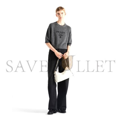 PRADA WOOL AND CASHMERE CREW-NECK SWEATER P24Z1U PRADA WOOL AND CASHMERE CREW-NECK SWEATER P24Z1U