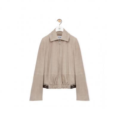 LOEWE BELTED JACKET IN SUEDE GOATSKIN S540Y34L58