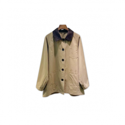 LOEWE LAPEL BUTTON-DOWN TRENCH COAT