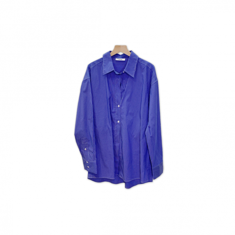 LOEWE STRIPED FAUX TWO-PIECE CASUAL SHIRT