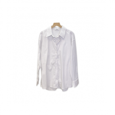LOEWE STRIPED FAUX TWO-PIECE CASUAL SHIRT