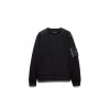 PRADA COTTON FLEECE AND RE-NYLON SWEATSHIRT UJL03C PRADA COTTON FLEECE AND RE-NYLON SWEATSHIRT UJL03C