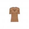 PRADA SILK CREW-NECK SWEATER WITH LOGO P24T1F PRADA SILK CREW-NECK SWEATER WITH LOGO P24T1F