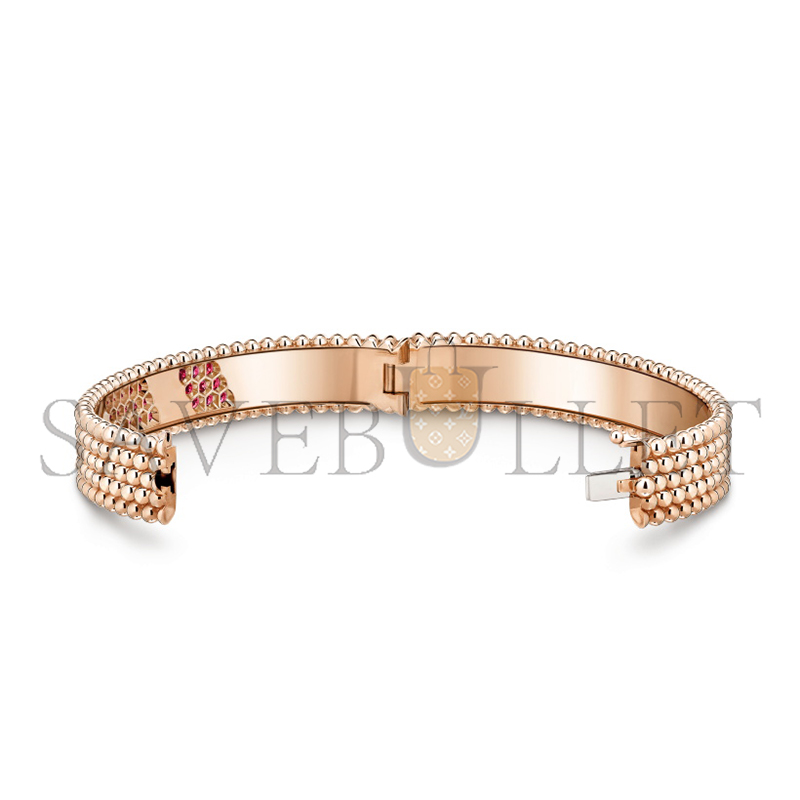 VAN CLEEF ARPELS PERLÉE COULEURS BRACELET 5 ROWS LARGE MODEL VCARPKFL00 VAN CLEEF ARPELS PERLÉE COULEURS BRACELET 5 ROWS LARGE MODEL VCARPKFL00