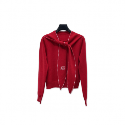 LOEWE SHAWL KNIT SWEATER