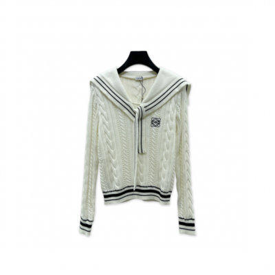 LOEWE SHAWL KNIT SWEATER